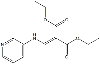 2-[(3-Pyridylamino)methylene]malonic acid diethyl ester,,结构式