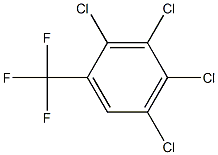2,3,4,5-Tetrachloro-1-(trifluoromethyl)benzene Structure