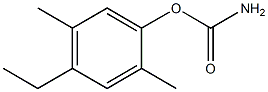 Carbamic acid 4-ethyl-2,5-dimethylphenyl ester Struktur
