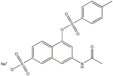 7-Acetylamino-5-tosyloxy-2-naphthalenesulfonic acid sodium salt
