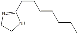 2-(3-Heptenyl)-1-imidazoline Structure