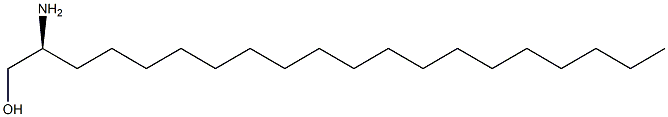 [S,(+)]-2-Amino-1-icosanol Struktur