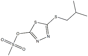 Methanesulfonic acid 5-(2-methylpropylthio)-(1,3,4-thiadiazol-2-yl) ester