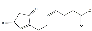 (Z)-7-[(R)-3-Hydroxy-5-oxo-1-cyclopenten-1-yl]-4-heptenoic acid methyl ester