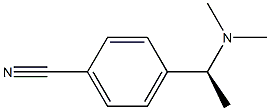(-)-4-[(S)-1-(Dimethylamino)ethyl]benzonitrile 结构式