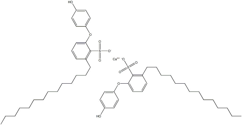Bis(4'-hydroxy-3-tetradecyl[oxybisbenzene]-2-sulfonic acid)calcium salt
