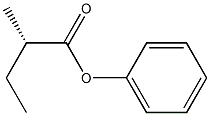 [S,(+)]-2-Methylbutyric acid phenyl ester Struktur