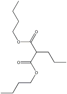 プロピルマロン酸ジブチル 化学構造式