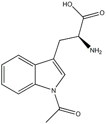 1-アセチル-L-トリプトファン 化学構造式