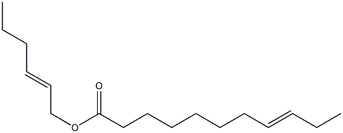 8-Undecenoic acid 2-hexenyl ester Structure