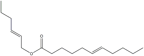 6-Undecenoic acid 2-hexenyl ester Struktur