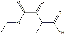 3-メチルオキサロ酢酸1-エチル 化学構造式