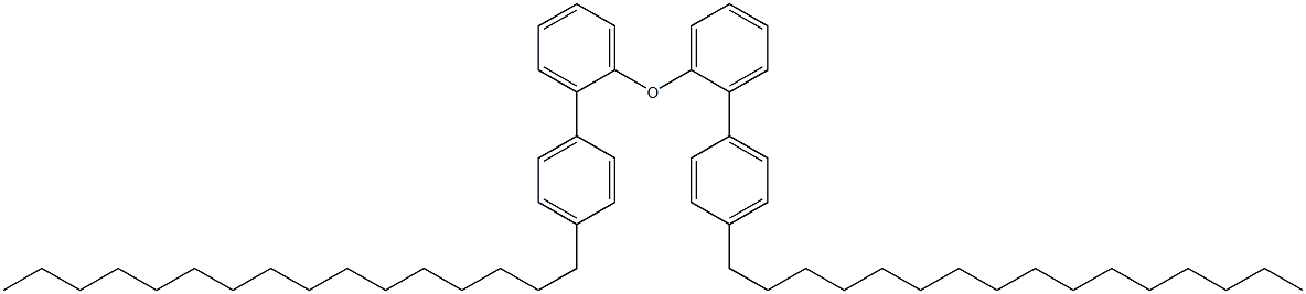 4-ヘキサデシルフェニルフェニルエーテル 化学構造式