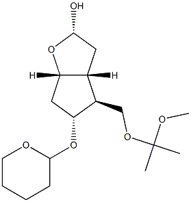 (1S,3S,5R,6S,7R)-6-[(1-Methoxy-1-methylethoxy)methyl]-7-(tetrahydro-2H-pyran-2-yloxy)-2-oxabicyclo[3.3.0]octan-3-ol