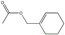 Acetic acid [(1-cyclohexenyl)methyl] ester Structure
