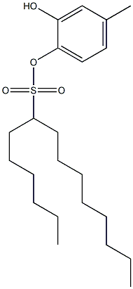 7-Pentadecanesulfonic acid 2-hydroxy-4-methylphenyl ester