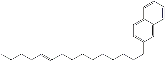 2-(10-Pentadecenyl)naphthalene Structure