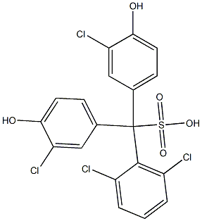  (2,6-Dichlorophenyl)bis(3-chloro-4-hydroxyphenyl)methanesulfonic acid