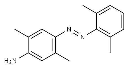 4-(2,6-Xylylazo)-2,5-dimethylbenzenamine 结构式