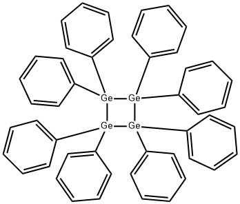 Octaphenylcyclotetragermane Structure