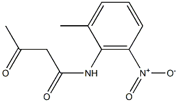 N-(2-Methyl-6-nitrophenyl)acetoacetamide Structure