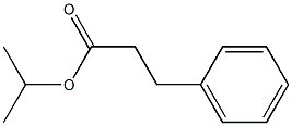 Benzenepropionic acid isopropyl ester 结构式