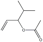 Acetic acid 1-vinyl-2-methylpropyl ester Struktur
