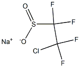 2-Chloro-1,1,2,2-tetrafluoroethane-1-sulfinic acid sodium salt Struktur