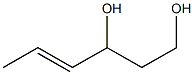 (E)-4-Hexene-1,3-diol Structure
