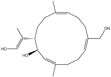 (1E,3R,4S,7E,11E)-1,7-Dimethyl-3-hydroxy-4-(1-methyl-2-hydroxyethenyl)cyclotetradeca-1,7,11-triene-11-methanol
