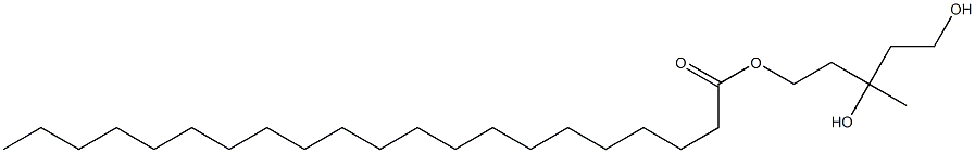 Henicosanoic acid 3,5-dihydroxy-3-methylpentyl ester Structure