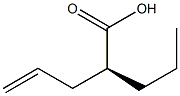 [S,(-)]-2-Allylvaleric acid Struktur