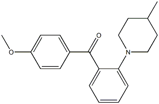 4'-Methoxy-2-(4-methyl-1-piperidinyl)benzophenone