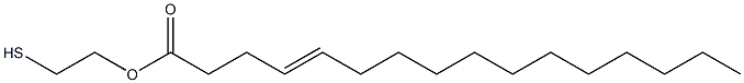 4-Hexadecenoic acid 2-mercaptoethyl ester Struktur