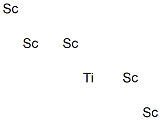 ペンタスカンジウム-チタン 化学構造式
