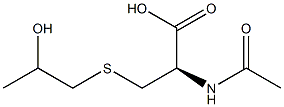 N-アセチル-S-(2-ヒドロキシプロピル)システイン 化学構造式