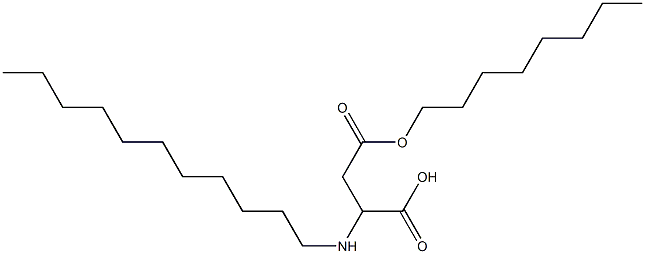 2-Undecylamino-3-(octyloxycarbonyl)propionic acid