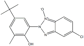 2-(5-tert-Butyl-2-hydroxy-3-methylphenyl)-5-chloro-2H-benzotriazole 1-oxide Structure
