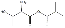 (2S)-2-Amino-3-hydroxybutanoic acid (S)-1,2-dimethylpropyl ester Struktur
