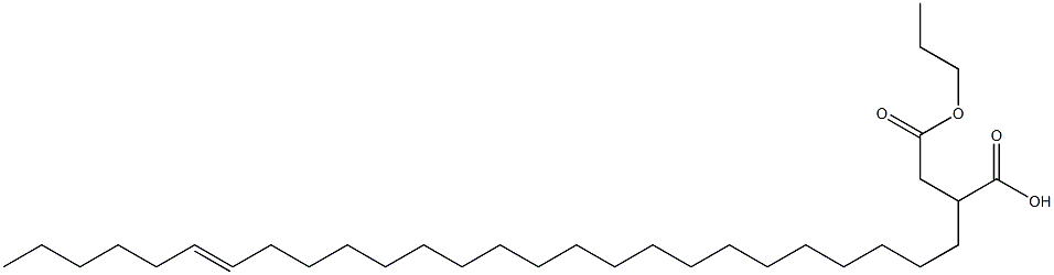 2-(20-Hexacosenyl)succinic acid 1-hydrogen 4-propyl ester 结构式