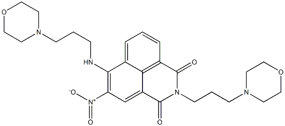2-[3-(Morpholine-4-yl)propyl]-6-[[3-(morpholine-4-yl)propyl]amino]-5-nitro-1H-benzo[de]isoquinoline-1,3(2H)-dione