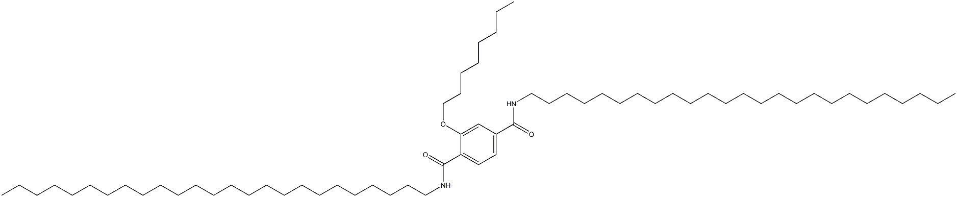 2-(Octyloxy)-N,N'-dipentacosylterephthalamide Structure