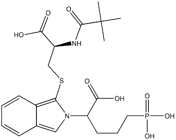 S-[2-(4-Phosphono-1-carboxybutyl)-2H-isoindol-1-yl]-N-pivaloyl-L-cysteine