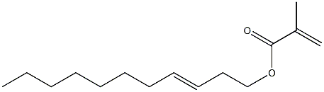 Methacrylic acid (3-undecenyl) ester Struktur