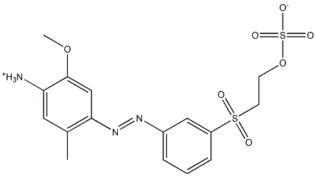 4-[[3-[[2-(Sulfonatooxy)ethyl]sulfonyl]phenyl]azo]-5-methyl-2-methoxybenzenaminium