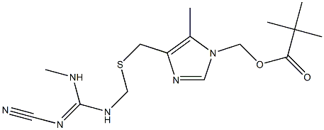 Pivalic acid [4-[[[(2-cyano-3-methylguanidino)methyl]thio]methyl]-5-methyl-1H-imidazol-1-yl]methyl ester