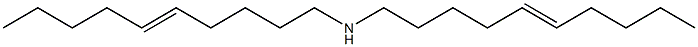 ジ(5-デセニル)アミン 化学構造式