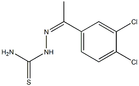 1-[1-(3,4-Dichlorophenyl)ethylidene]thiosemicarbazide Structure