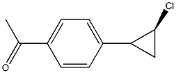 1-[(2S)-2-Chlorocyclopropyl]-4-acetylbenzene Struktur