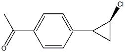 1-[(2S)-2-Chlorocyclopropyl]-4-acetylbenzene Structure